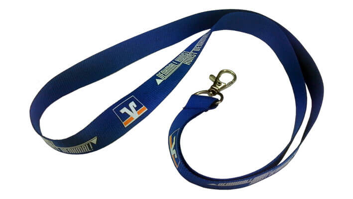 Bedrucktes Lanyard für die Volksbank